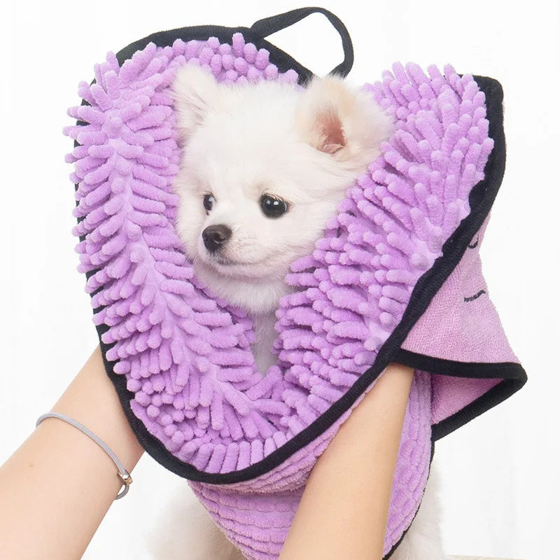 Absorbent Dog Towel, Microfiber Quick Drying Washable With Hand Pockets Pet Towel For Medium Large Dog Super Absorbent Pet Towel Quickly Dry Your Dog Or Towel Machine Cat After Bath Time