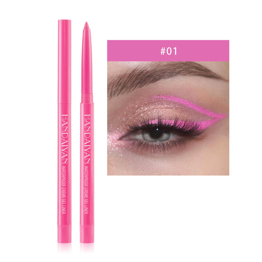 20 Color Cat Eye Makeup Waterproof Neon Colorful Liquid Eyeliner Pen Make Up Comestics Long-lasting Black Waterproof Pencil