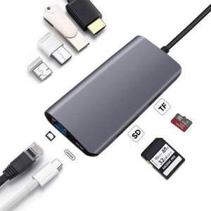 8-in-1 4K HD HUB Converter All-in-one Docking Station