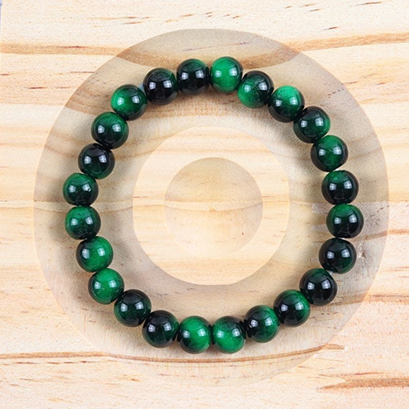 Tigers Eye Ethnic-Style Enamel Glass Bracelet