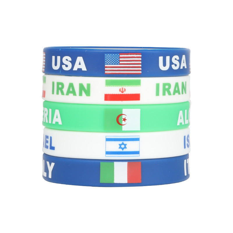 France Paris Games Flag World Cup Flag Wrist Strap