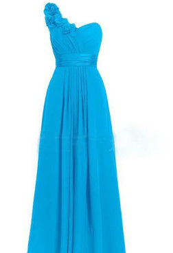 Women's Multi Coloured Slanted Neck Sleeveless Strapless Long Dress