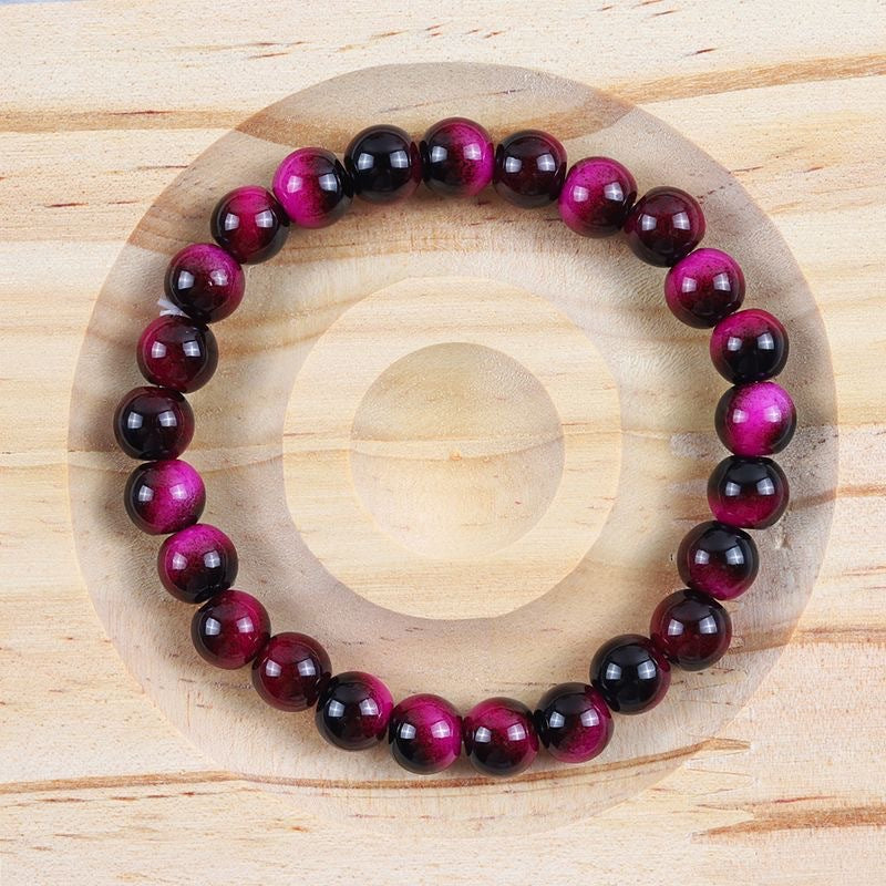 Tigers Eye Ethnic-Style Enamel Glass Bracelet