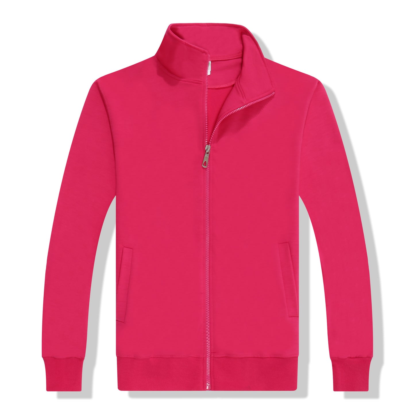 Solid Color Stand Collar Women's Sweater
