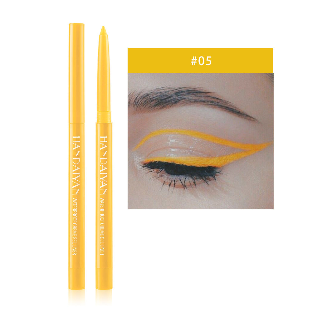 20 Color Cat Eye Makeup Waterproof Neon Colorful Liquid Eyeliner Pen Make Up Comestics Long-lasting Black Waterproof Pencil