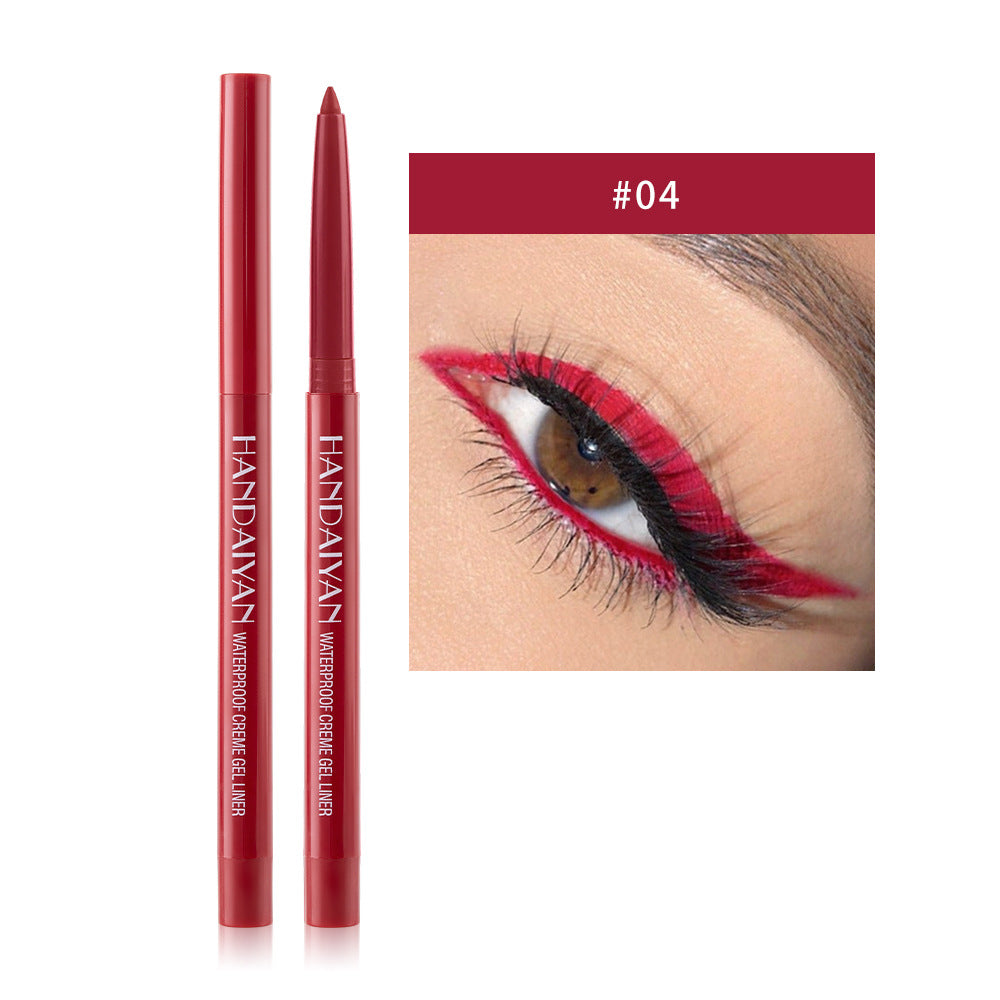 20 Color Cat Eye Makeup Waterproof Neon Colorful Liquid Eyeliner Pen Make Up Comestics Long-lasting Black Waterproof Pencil