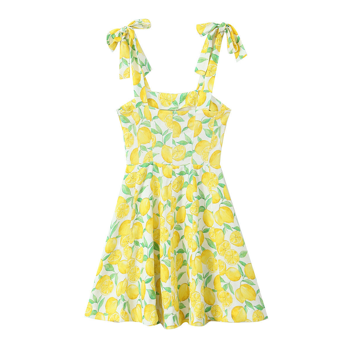 Cherry Print Mini Sling Dress