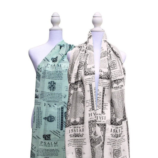 Women's Scripture Scarf Shawl