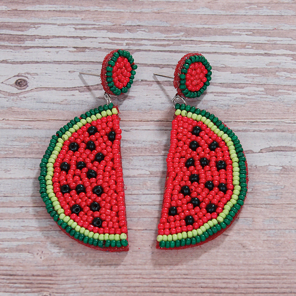 Fruit Bead Earrings