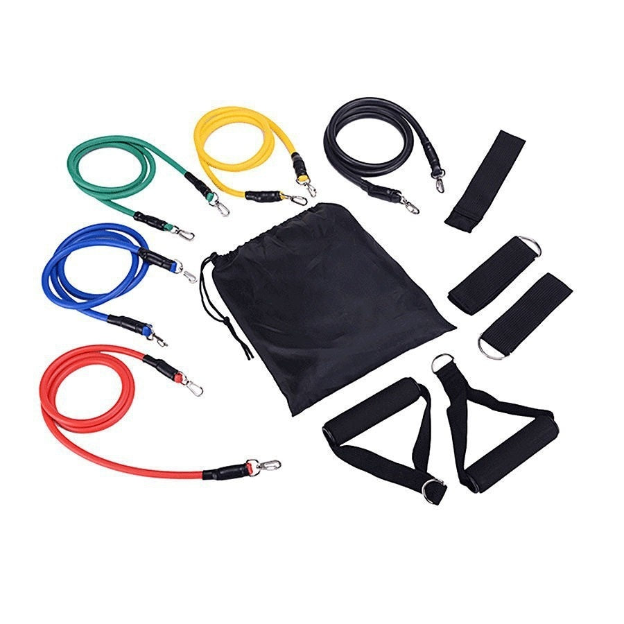 Multi-functional Door Sports 11-piece Set Combination Pulling Rope