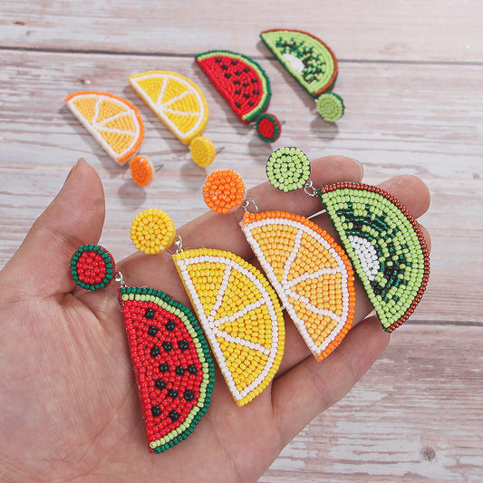 Fruit Bead Earrings