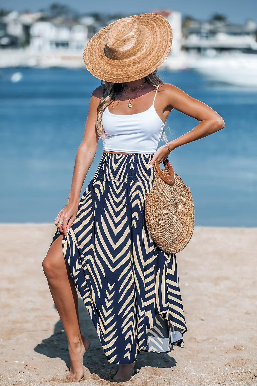 Casual Beach Dress For The Seaside