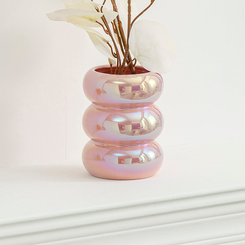 Light Luxury Style Ceramic Vase Decoration Living Room TV Cabinet