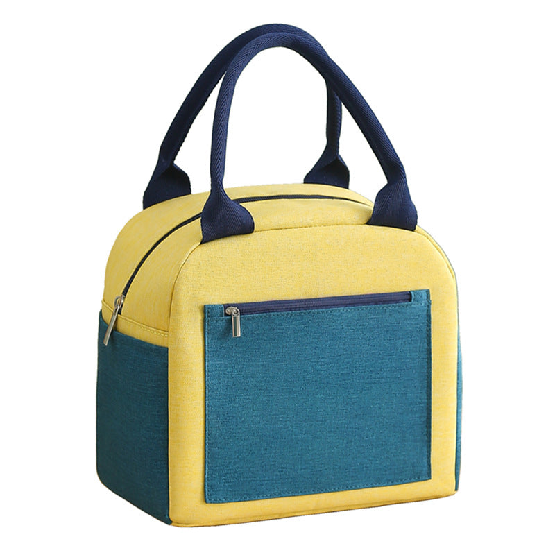 Aluminium Foil Thickening Waterproof Colour Matching Lunch Insulation Bag