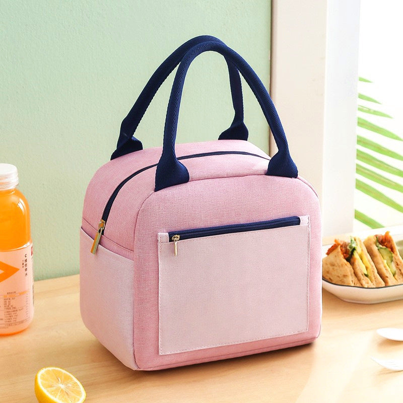 Aluminium Foil Thickening Waterproof Colour Matching Lunch Insulation Bag
