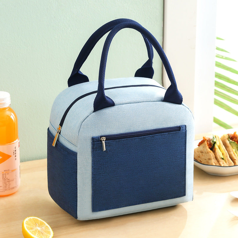 Aluminium Foil Thickening Waterproof Colour Matching Lunch Insulation Bag