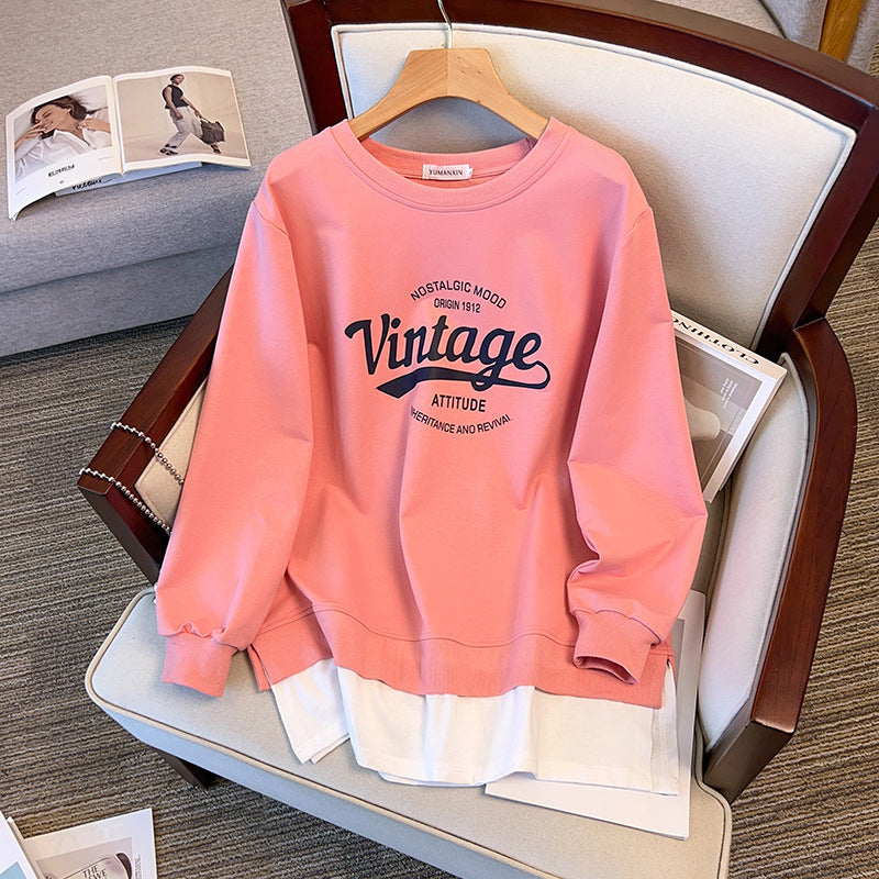 Plus-sized Large Super  Plus Size Loose Autumn Sweater