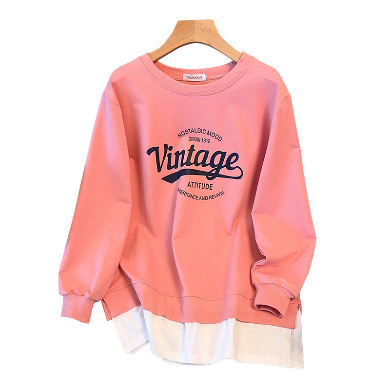 Plus-sized Large Super  Plus Size Loose Autumn Sweater