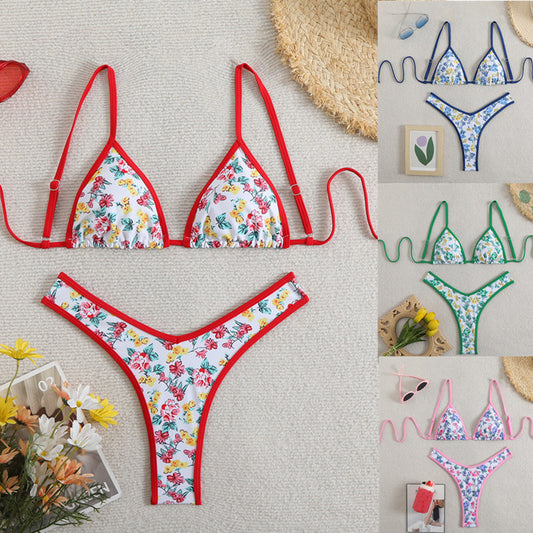 New Bikini Women's Separated Swimwear Printing