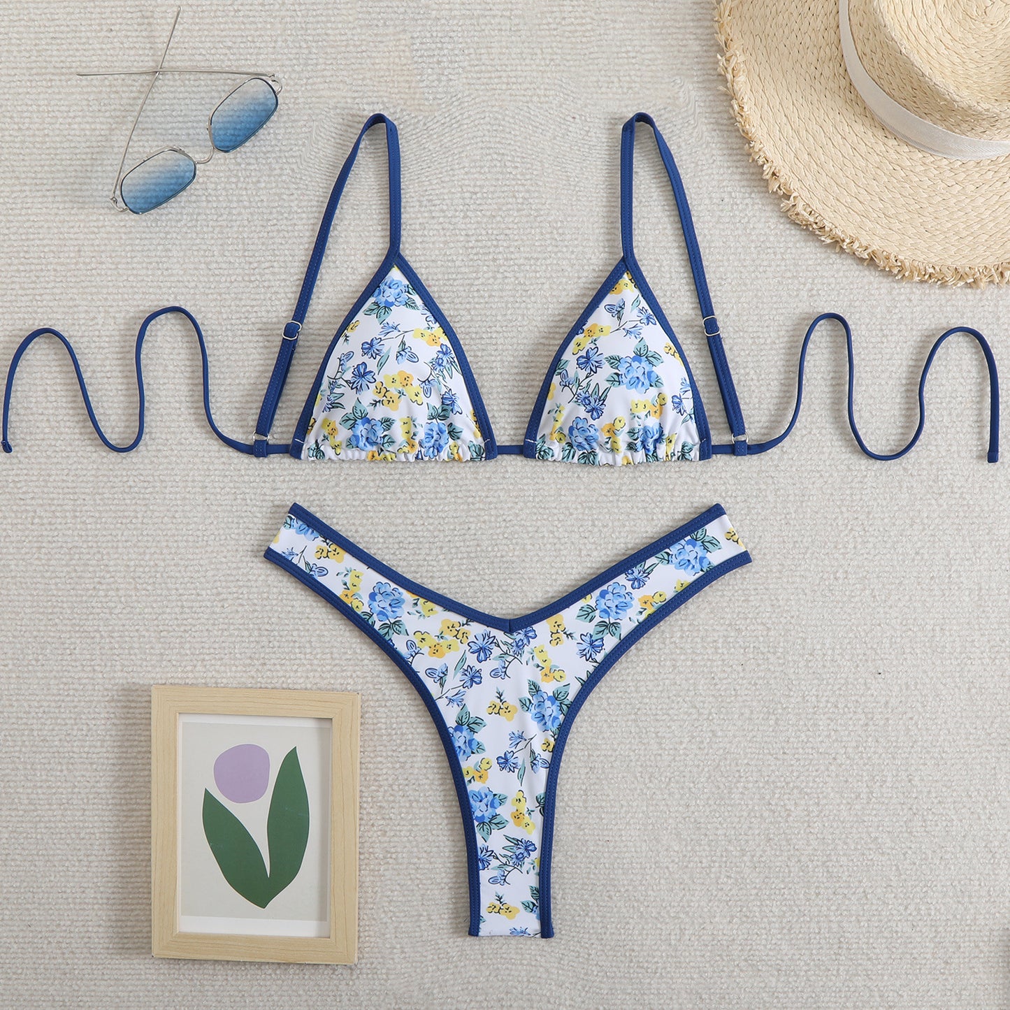 New Bikini Women's Separated Swimwear Printing