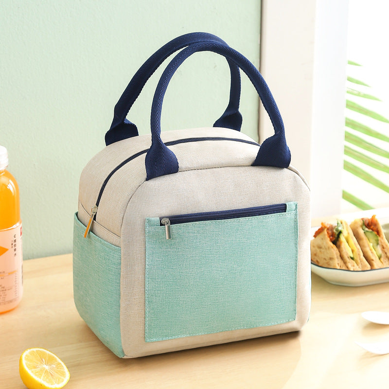 Aluminium Foil Thickening Waterproof Colour Matching Lunch Insulation Bag