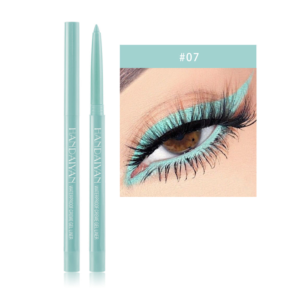 20 Color Cat Eye Makeup Waterproof Neon Colorful Liquid Eyeliner Pen Make Up Comestics Long-lasting Black Waterproof Pencil
