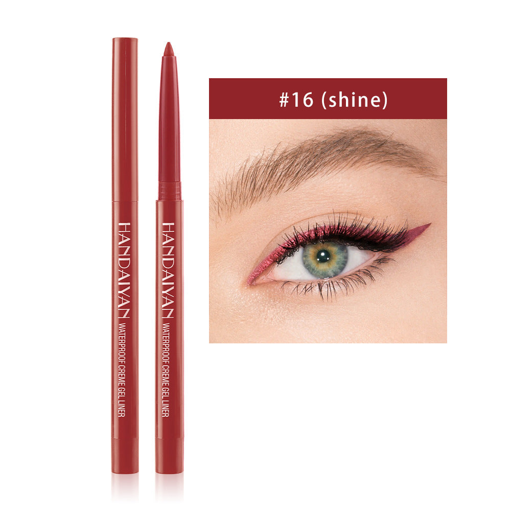 20 Color Cat Eye Makeup Waterproof Neon Colorful Liquid Eyeliner Pen Make Up Comestics Long-lasting Black Waterproof Pencil
