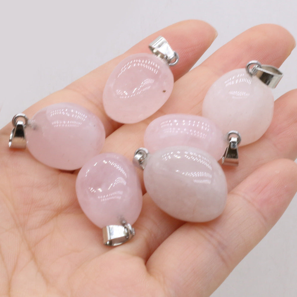 Natural Gemstone Irregular Amorphous Necklace Pendant