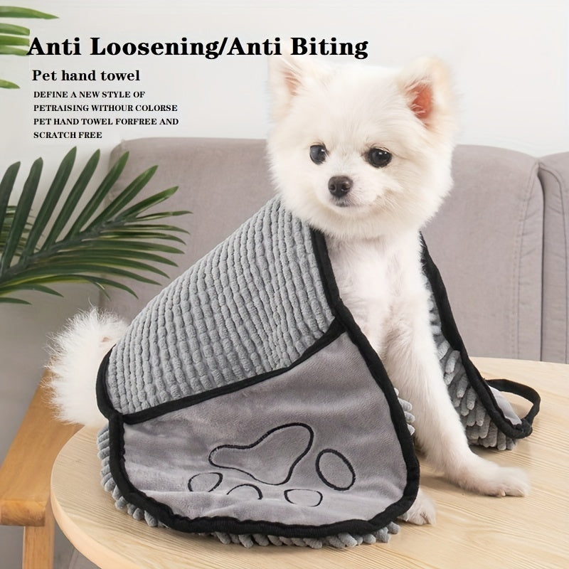 Absorbent Dog Towel, Microfiber Quick Drying Washable With Hand Pockets Pet Towel For Medium Large Dog Super Absorbent Pet Towel Quickly Dry Your Dog Or Towel Machine Cat After Bath Time