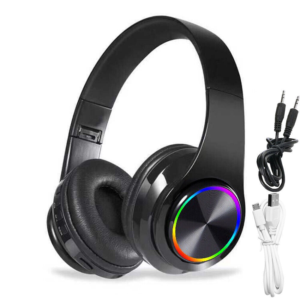 Wireless Bluetooth Headphones Over-Ear Noise Cancelling All Devices