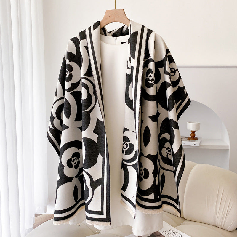 Air-conditioned Room Warm Scarf Versatile High-grade Mom Scarf