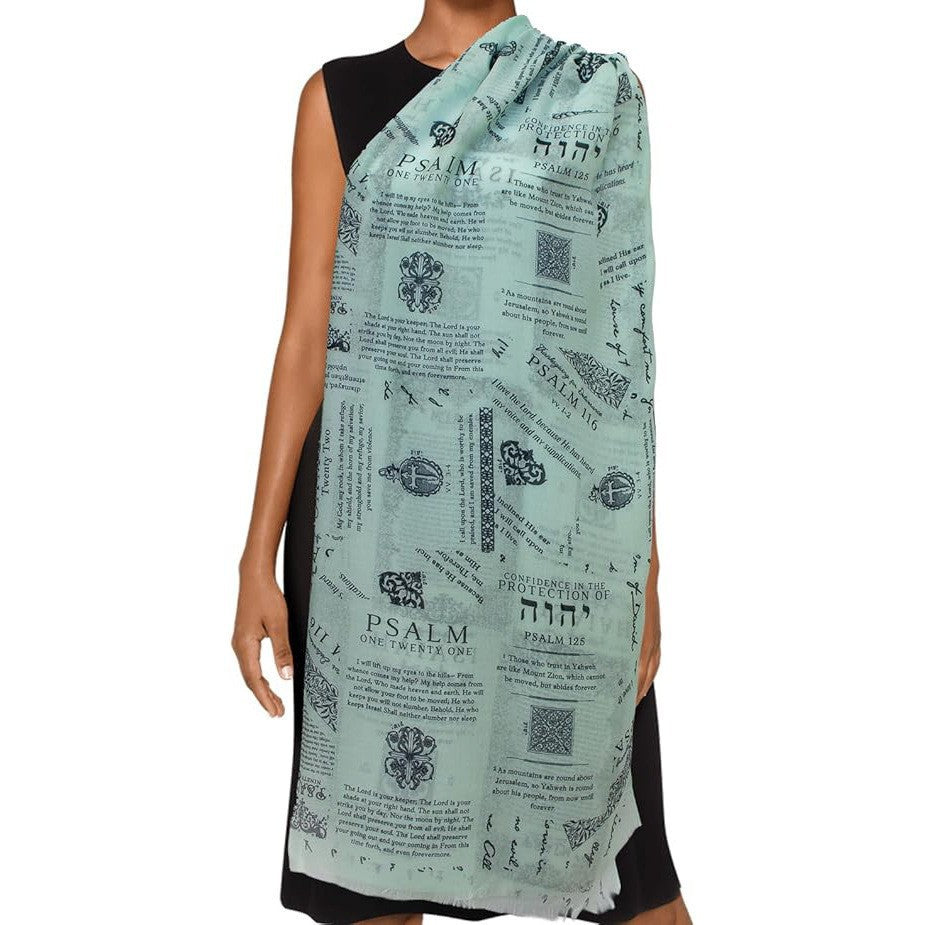 Women's Scripture Scarf Shawl