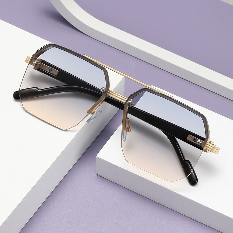 Fashion  Women Couple Glasses Frameless