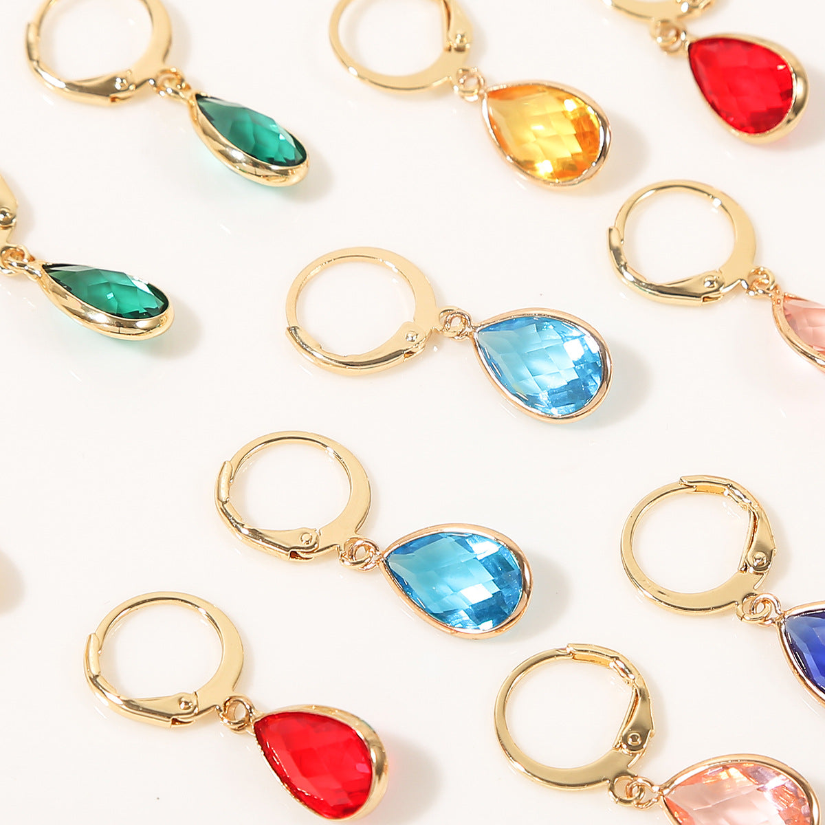 Crystal Gemstone High-quality Simple Earrings