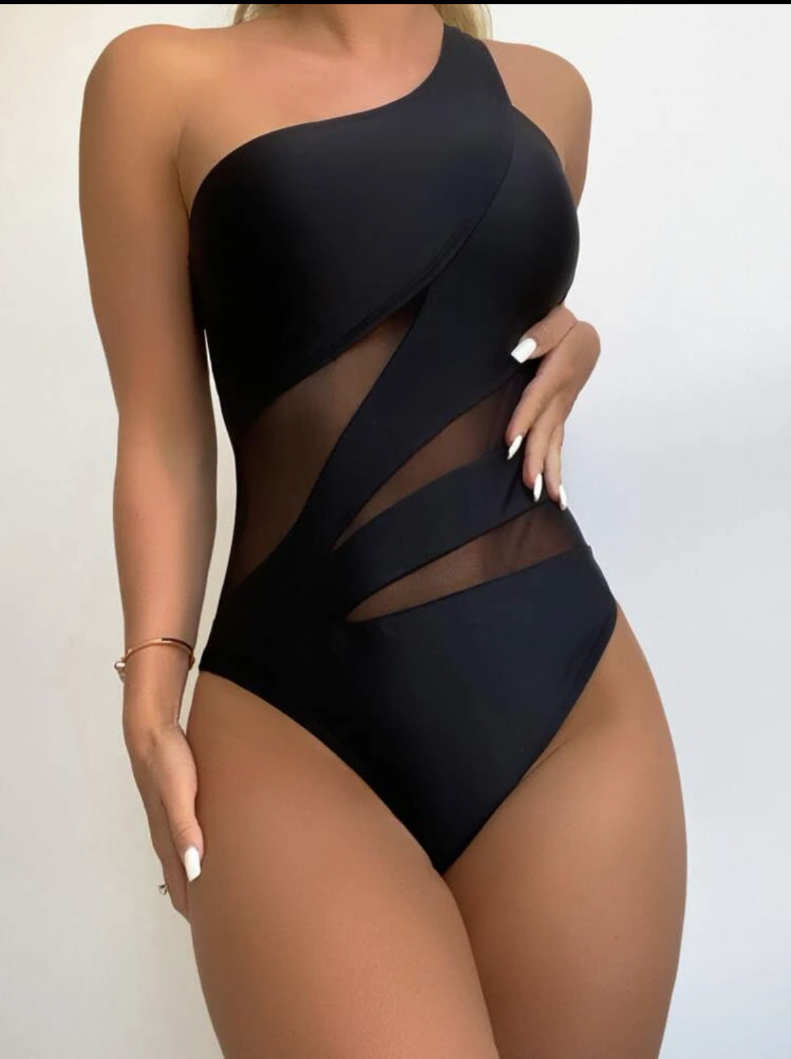 Women's Swimsuit Sexy Solid Colour One-piece Swimsuit Bikini