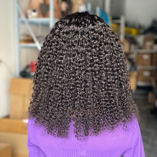 200 Curly Headband wig Human Hair Wigs