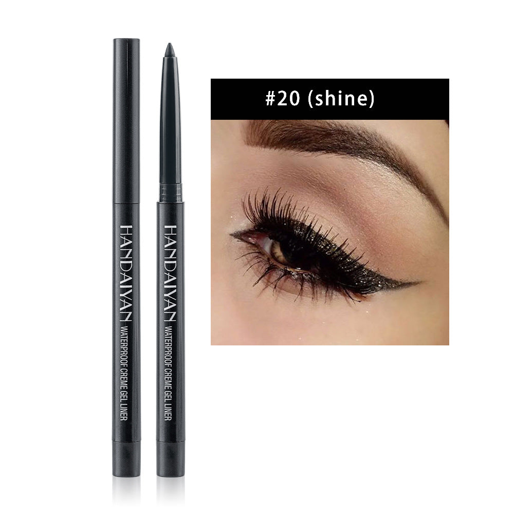 20 Color Cat Eye Makeup Waterproof Neon Colorful Liquid Eyeliner Pen Make Up Comestics Long-lasting Black Waterproof Pencil