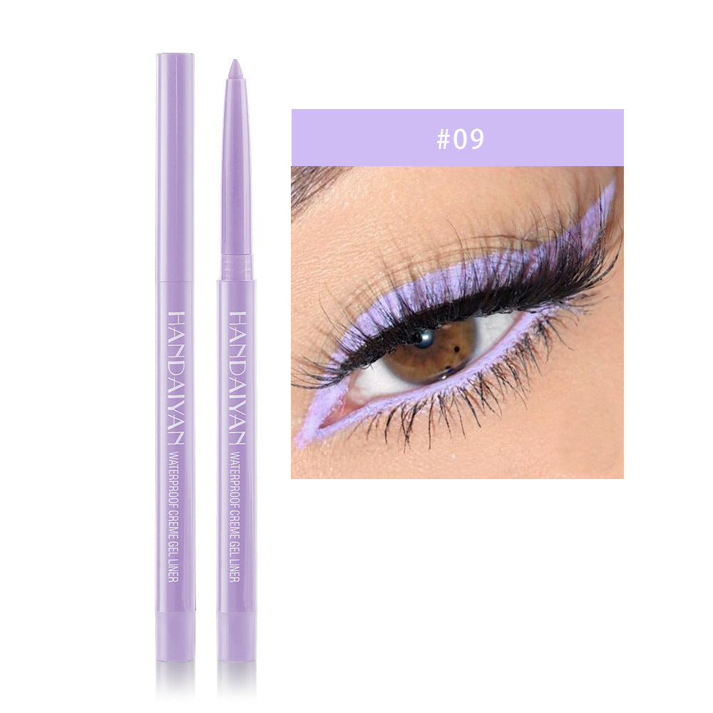 20 Color Cat Eye Makeup Waterproof Neon Colorful Liquid Eyeliner Pen Make Up Comestics Long-lasting Black Waterproof Pencil