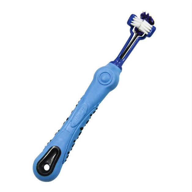 Pet Dental Supplies Fingers Double-headed Toothbrush For Dag And Cat Teeth Cleaning
