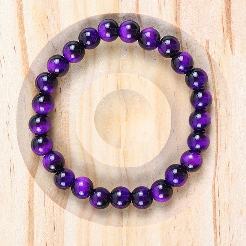 Tigers Eye Ethnic-Style Enamel Glass Bracelet