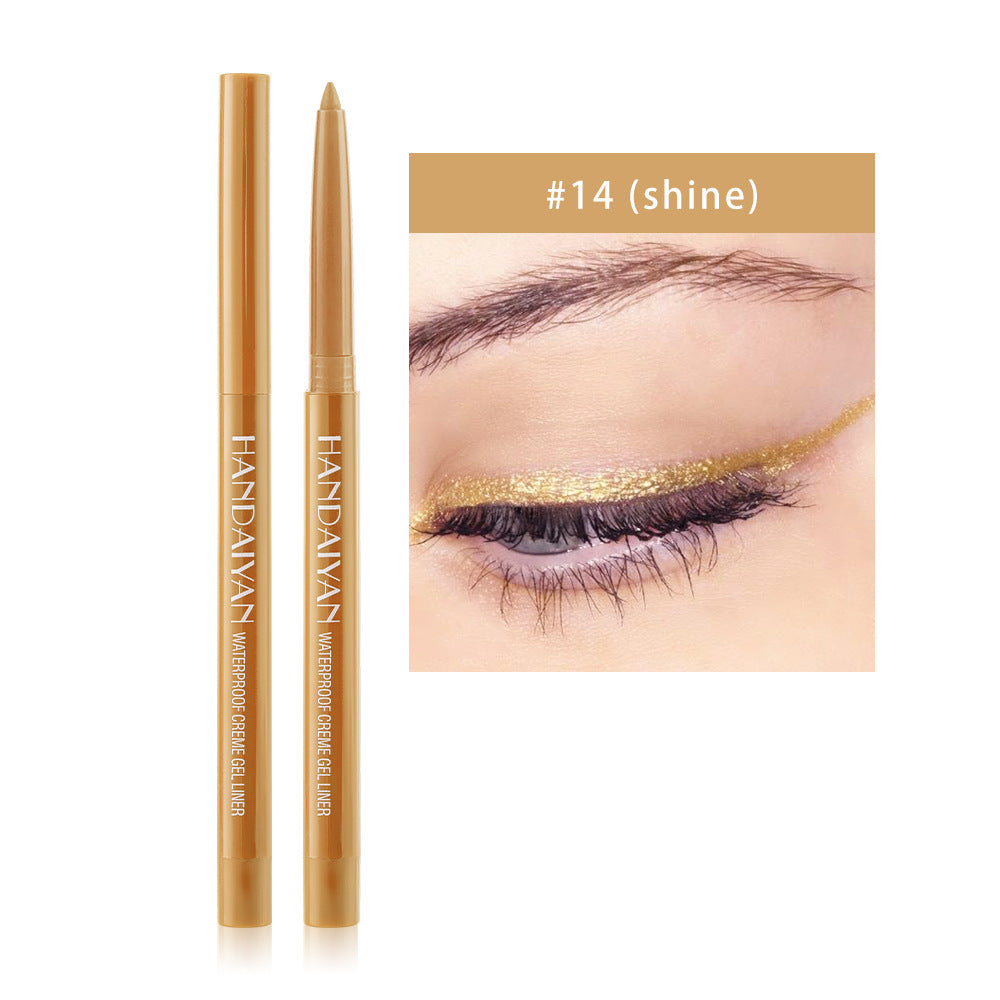 20 Color Cat Eye Makeup Waterproof Neon Colorful Liquid Eyeliner Pen Make Up Comestics Long-lasting Black Waterproof Pencil