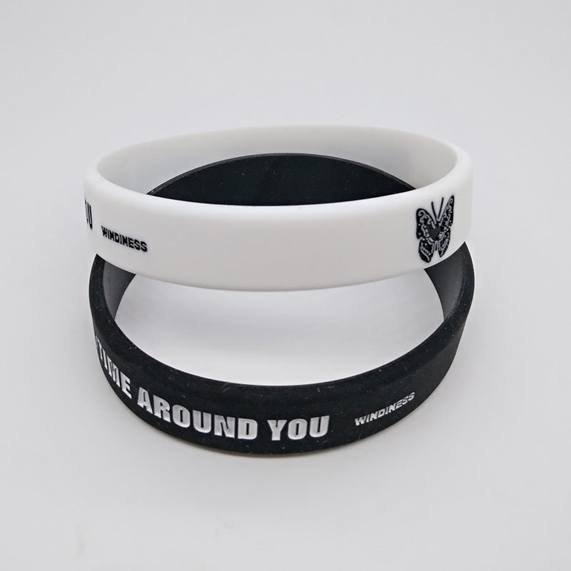 Fashion Sports Butterfly Silicone Men And Women Couple Bracelet