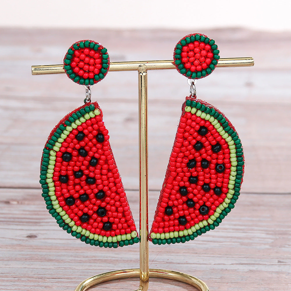 Fruit Bead Earrings