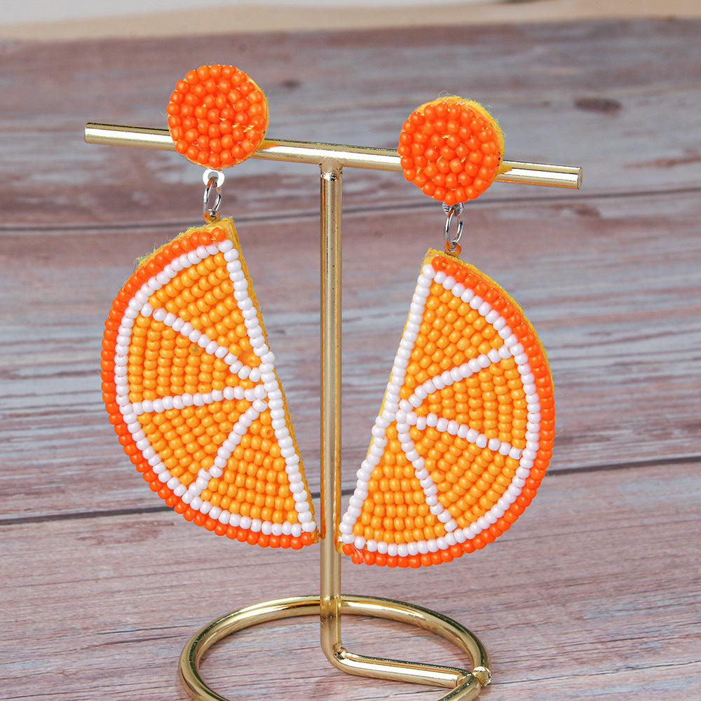 Fruit Bead Earrings