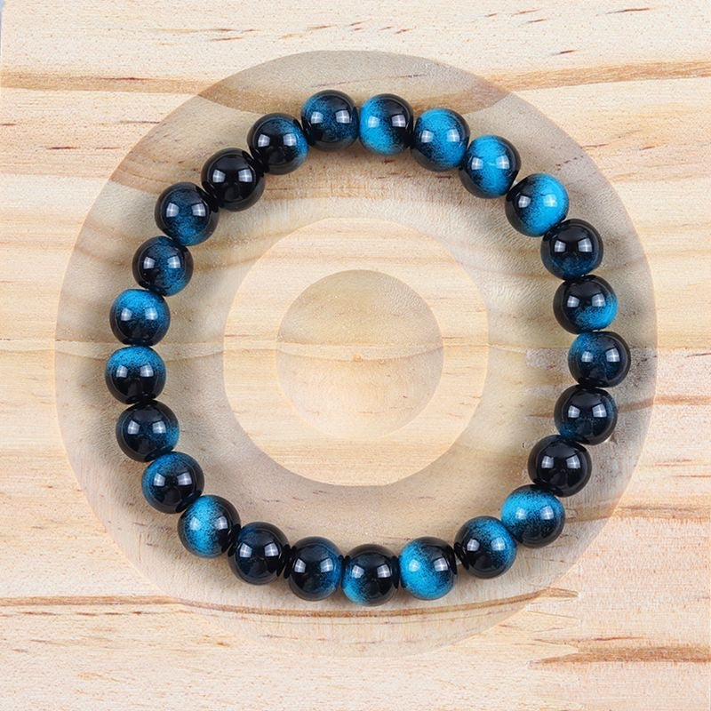 Tigers Eye Ethnic-Style Enamel Glass Bracelet