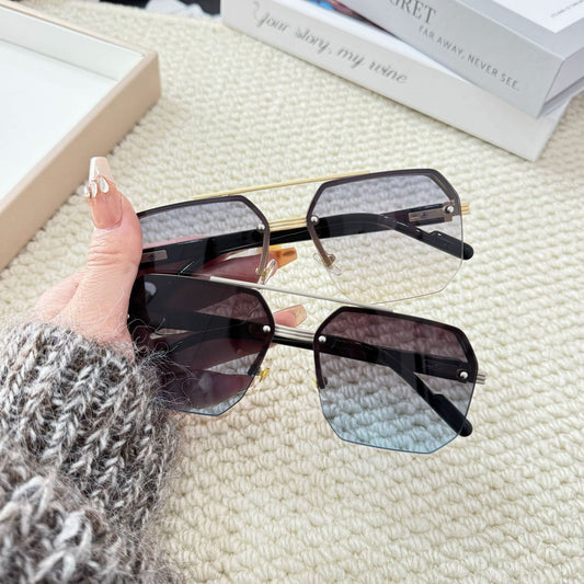 Fashion  Women Couple Glasses Frameless