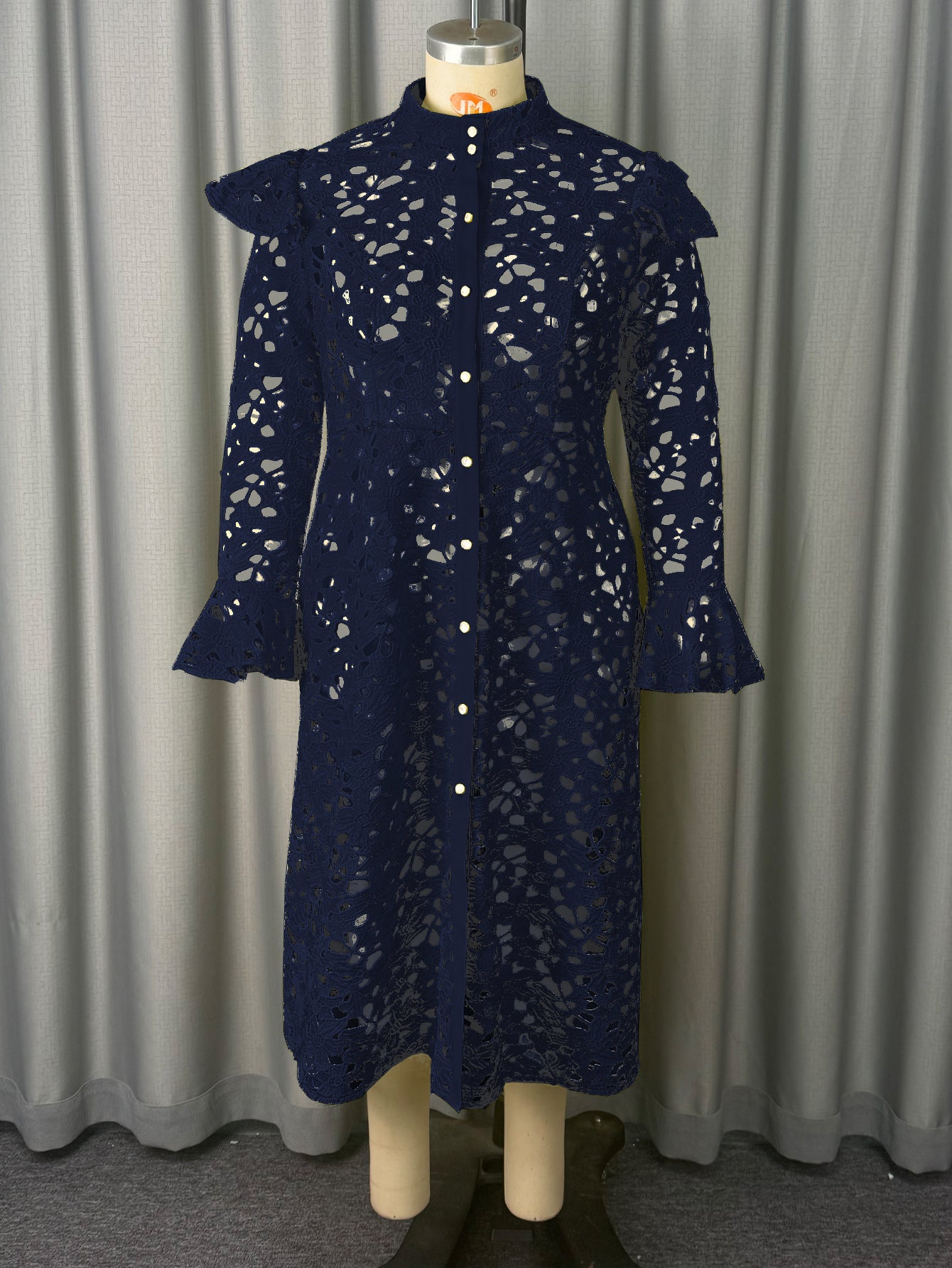 Women's Lace Coat Half Turtleneck Cardigan Inner Wear Dress