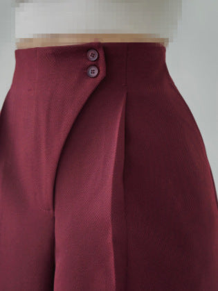 Women's Fashion Casual Straight Trousers