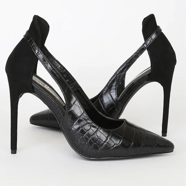 Womens French-style Fashionable Pointed-toe Hollow-out High Heels